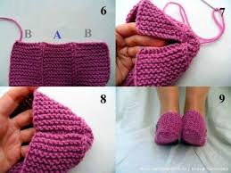 Kolay Patik Yapimi Anlatimli Yapimi Kolay Orgu Patik Modelleri Stricken Und Hakeln Socken Stricken Babyschuhe Stricken