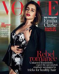 Emilia Clarke From Game Of A Thrones For Vogueaustralia Cover Shot At Hotel 9 This Location Vogue Australia Vogue Magazine Covers Fashion Magazine Cover