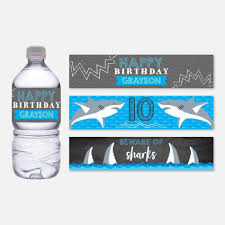 Clearly label the container sharps. Printable Baby Shark Chalk Kids Party Bottle Wraps Hadley Designs