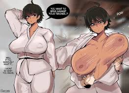 Rule 34 Dev - 1boy 1girls alternate_universe black_belt black_hair  boyshorts brown_hair dominant_male embarrassed female femsub glasses  hayase_nagatoro humiliated humiliating humiliation judo karate karate_gi  laughing laughing_man long_hair male ...