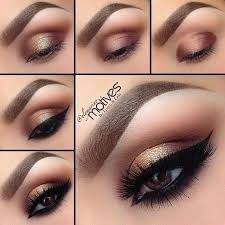 Gold Braune Augen Make Up Schritt Fur Schritt Anleitung Stepbystepeyemakeup Schminken Eye Makeup Eye Makeup Steps Simple Eye Makeup