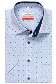Check spelling or type a new query. Marvelis Marvelis Modern Fit Kurzarm Hemd New Kent Delfter Muster Bleu Marine