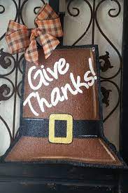 Thanksgiving Burlap Door Hanger Fall Door Decor Pilgrim Hat Wreath Fall Door Decorations Burlap Door Hanger Door Hangers Diy