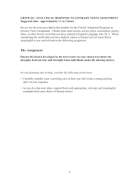 Excerpt of an editorial letter. How To Start A Critical Response Essay