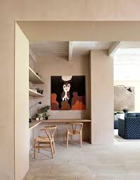 Bois Et Chaux Le Duo Contemporain De Ce Mas Provencal Elle Decoration Bureau Zen Maison Style Deco Maison Interieur
