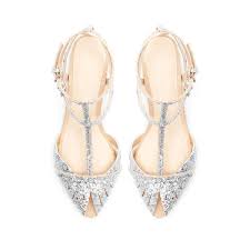 Don T Want Sky High Heels On Your Wedding Day Shop These 19 Comfy Options Bride Shoes Glitter Wedding Shoes Wedding Shoes Low Heel