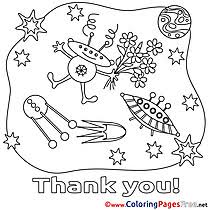 Looking for good thank you page examples? Thank You Coloring Pages