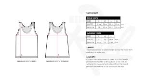 Sizing Chart Keep It Real Online