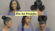Medium Natural Hair Blowout Styles