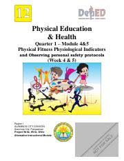 All of the healthcare company's business segments delivered growth in the first quarter. Physical Education Health 12 Week 4 And 5 Pdf Physical Education Health Quarter 1 U2013 Module 4 5 Physical Fitness Physiological Indicators And Course Hero