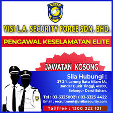 Untuk memohon jawatan kosong kerajaan (mohon disini). Jawatan Kosong Visi L A Security Force Sdn Bhd Facebook
