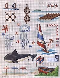 Nautical Free Cross Stitch Pattern Chart Cross Stitch