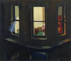 Although he supported himself initially through illustration he was also known for his etchings. Edward Hopper Night Windows 1928 Moma