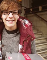 OMG. He should wear glasses more often!