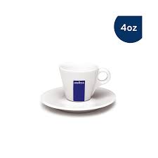 Created by the chef and designer davide oldani in collaboration with the lavazza training center, ecup keeps the cream compact and enhances the aroma, making it last. Lavazza Ceramic Espresso Cup Blue Classic