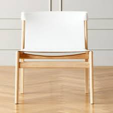 Hochwertige büromöbel zu sehr günstigen preisen. Burano White Leather Natural Wood Lounge Chair