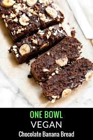 Holy Moly Do I Have Something Super Special For You This One Bowl Vegan Chocolate Banana Bre Chocolate Banana Bread Healthy Chocolate Banana Chocolate Banana