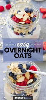 Best Easy Overnight Oats Recipe In 2020 Oats Recipes Easy Overnight Oats Recipes