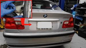 I can also unlock it from inside of the car by simply using the handle (pull once to. Bmw E46 Trunk Wiring Fix Trunk Button Reverse Plate Lights Not Working Youtube