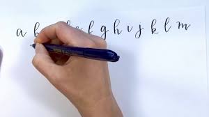 Brush Lettering For Beginners Zebra Pen How to start writing calligraphy.