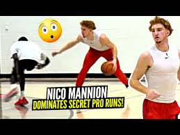 Has one older brloter, p.j., and one older sister, candice. Nico Mannion Pulls Up To Secret Pro Run Dominates Everyone Warriors Draft Pick Is Nice Youtube