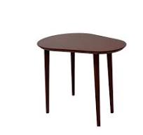 Factory Cheap Price Scandinavian Modern Wooden Side Table Tea Table for  Living Room Round Tray Coffee Table with Solid Wood Leg
