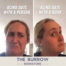 Have you come by The Burrow to grab your Blind Date with a Book yet? Here's  how it works: 📚 Pick your genre (we have lots to choose from!). 📚 Take out