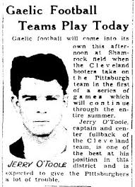 Gaelic Football in Cleveland—A Timeline