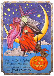 These digital coloring pages for kids and adults are fun to customize and color for preschool, kindergarten, and homeschool. New Vintage Halloween Art Downloadable Adult Coloring Pages Wendypiersall Com