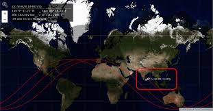 Massive piece of chinese rocket barrelling out of control toward earth. La3 Rn5k5dbjmm