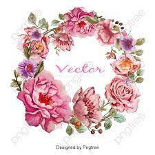 Pink Flower Borders Png Clipart Flower Border Vector Flowers Flower Border Png