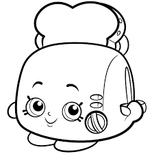 These alphabet coloring sheets will help little ones identify uppercase and lowercase versions of each letter. Toasty Pop Shopkins Coloring Page Free Printable Coloring Pages For Kids
