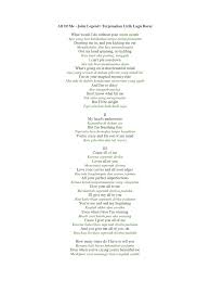 Tanpa kau tahu perasaan ku padamu sendiri ku berharap. Lirik Lagu All Of Me Rekreasi