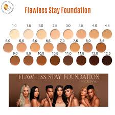 Base Flawless Stay Foundation Beauty Creations Moca Cosmeticos