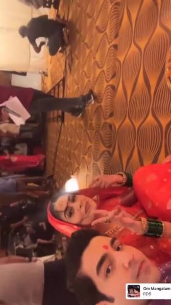 OMG ! Angad and Vrinda's Marriage Shoot Started , @imrohitsuchanti @tanishaamehta_ , #angad #vrinda #kyunkisaasbhikabhibahuthi #marriage #shaadi