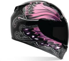 details about bell vortex monarch motorcycle helmet pink