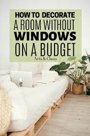 Room Ideas How To Decorate A Room Without Windows Arts And Classy Small Room Bedroom Budget Bedroom Basement Bedrooms