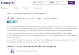 Ecco un elenco di tutti i modelli di curriculum vitae creati di noi. Modello Curriculum Vitae Europeo Dove Crearlo E Scaricarlo Libero Tecnologia