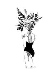 You can do them with little to no previous experience, and good results are almost guaranteed, if. Girl With Flowers Coming Out Of Her Head Drawing Novocom Top