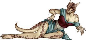 Lusty Argonian Maid Pinup 8 Sticker By Alden Roberts Lizard Girl Female Dragon Skyrim Art