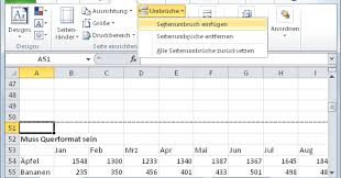 Um die tabelle zu drucken, wählst du zuerst den tabellenbereich aus. Excel Seiten Im Quer Und Hochformat Drucken Pctipp Ch