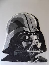 Darth Vader Large Perler Hama Pixel Bead Perler Bead Art Pixel Art Hama Beads Design
