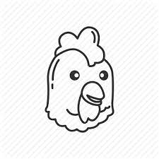 Animal Bird Chicken Chicken Face Chicken Head Farm Hen Icon Download On Iconfinder Animal Categories Animals Icon