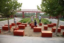 Tianjin Bridged Qiaoyuan Post Industrial Park Picture Gallery Urban Park Industrial Park Landscape Architecture