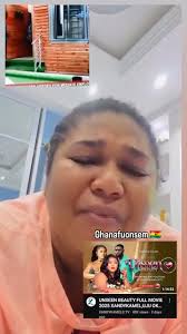 Xandy Kamel in tears as Fast TV shows her new movie she released two days  ago, without her permission. , #fellowghanaianztv