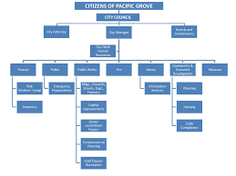 city organization chart city of pacific grove