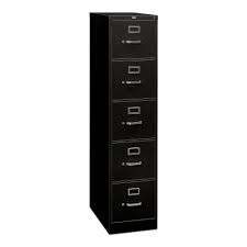 Hon file cabinets 5 drawer. Hon 5 Drawer Filing Cabinet 310 Series Full Suspension Legal File Cabinet 26 1 2 Inch Drawers Black 315cpp