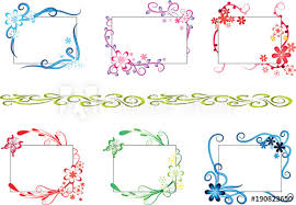 Art nouveau border brush pack curly chalk frames & borders psds Greeting Card Border Design Buy This Stock Illustration And Explore Similar Illustrations At Adobe Stock Adobe Stock