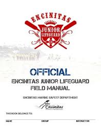 official encinitas junior lifeguard field manual by