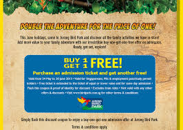 Jurong bird park ticket with return transfer. Jurong Bird Park 1 For 1 Admission Tickets Great Deals Singapore